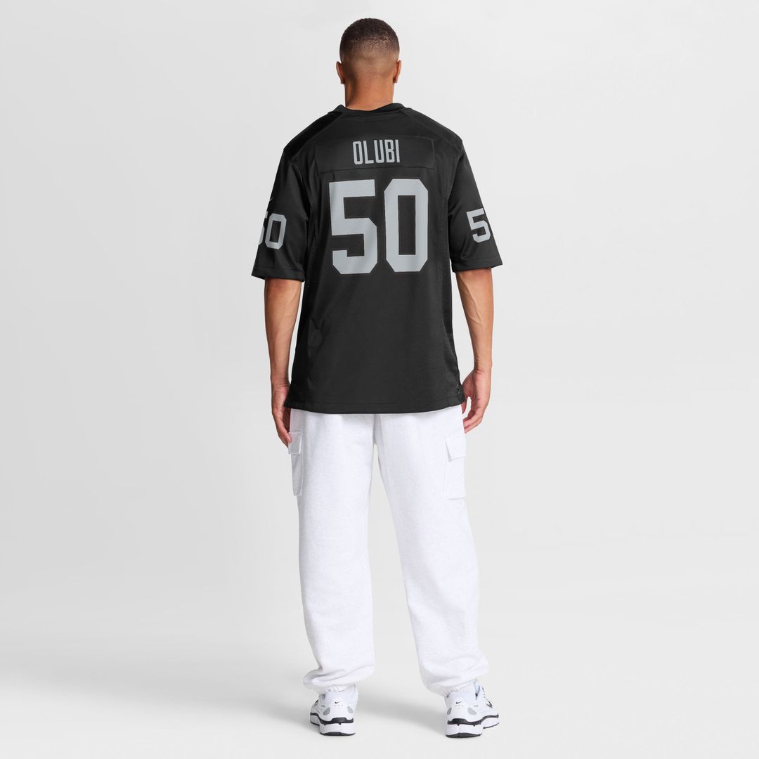 Segun Olubi Las Vegas Raiders Team Game Jersey - Black