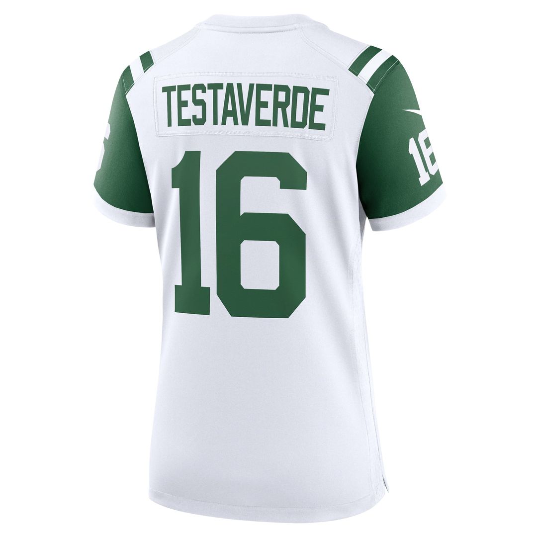 Vinny Testaverde New York Jets Women's Classic Alternate Retired Player Game Jersey - White