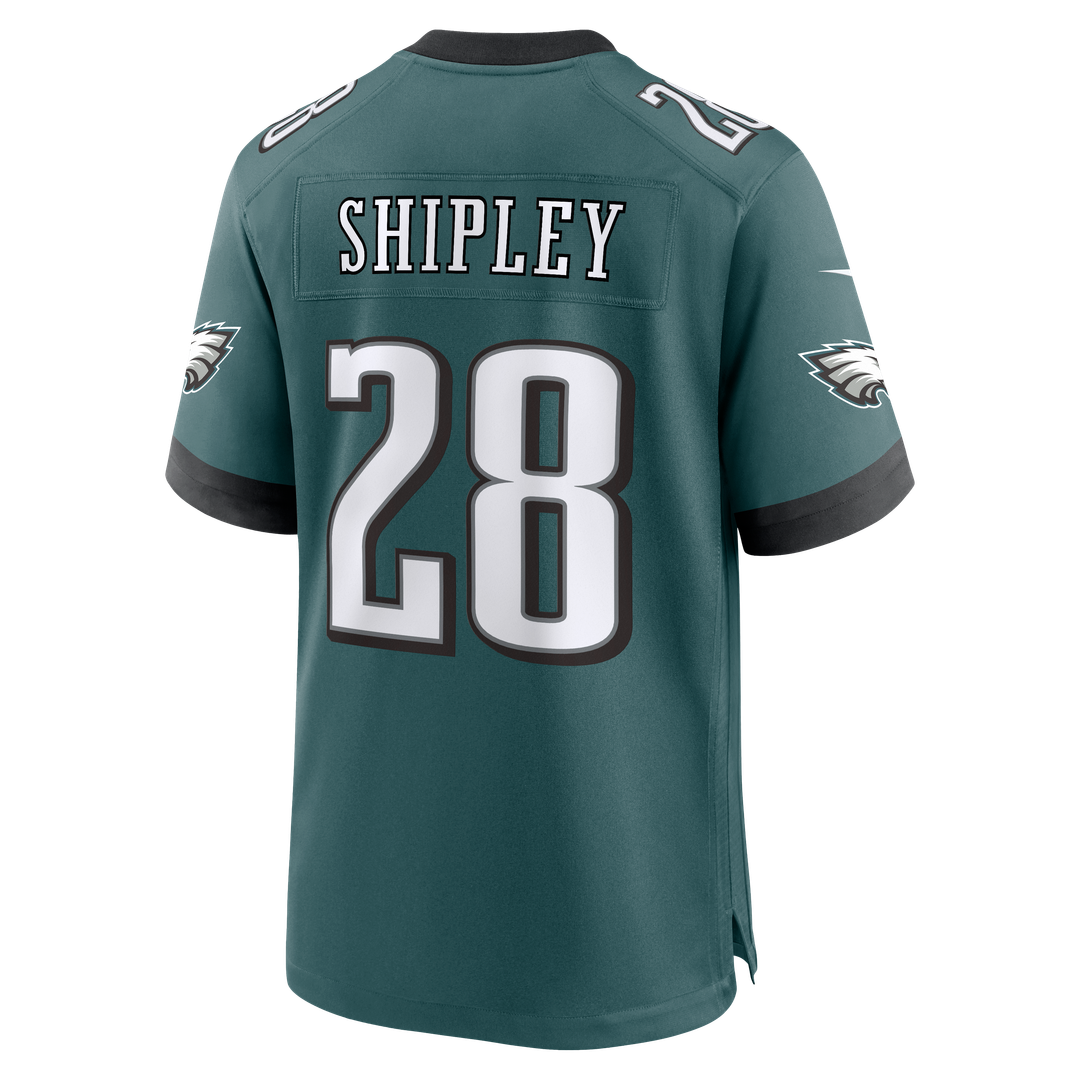 Will Shipley Philadelphia Eagles Nike Team Game Jersey - Midnight Green