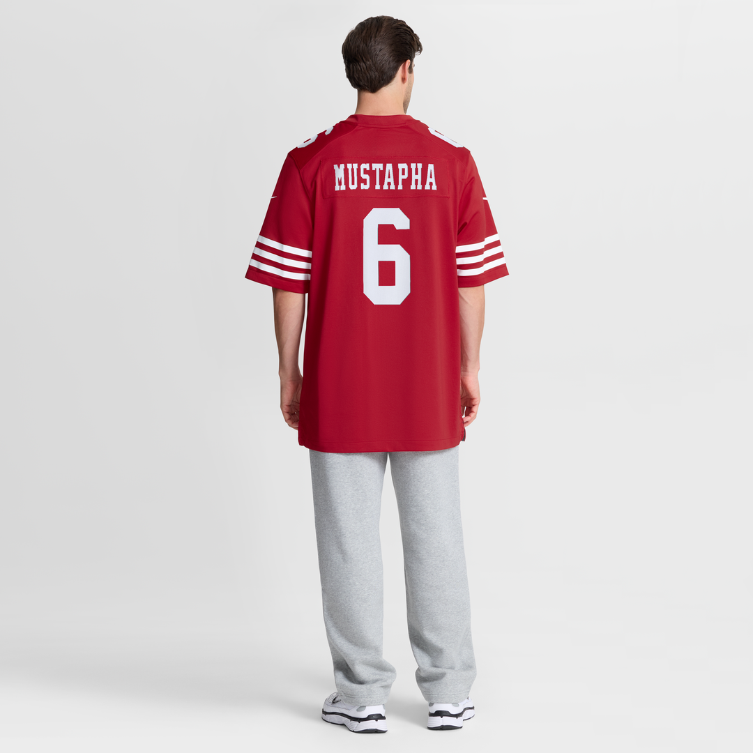 Malik Mustapha San Francisco 49ers Nike Game Jersey - Scarlet