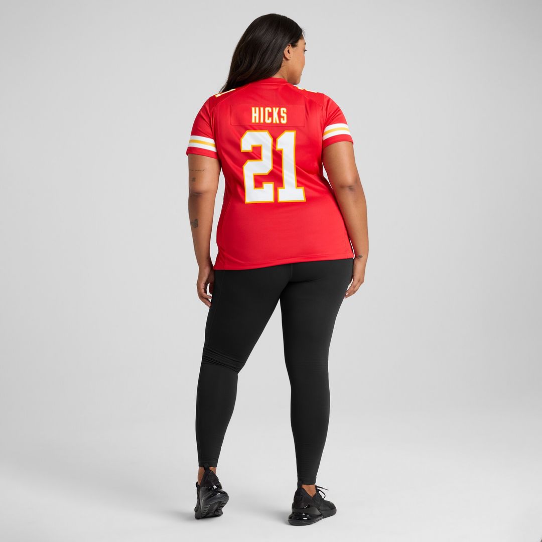 Jaden Hicks Kansas City Chiefs Nike Women's Game Jersey - Red