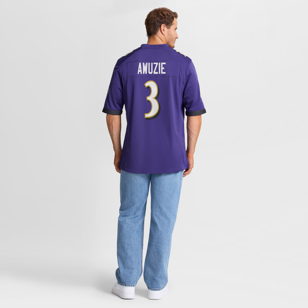 Chidobe Awuzie Baltimore Ravens Nike Team Game Jersey - Purple