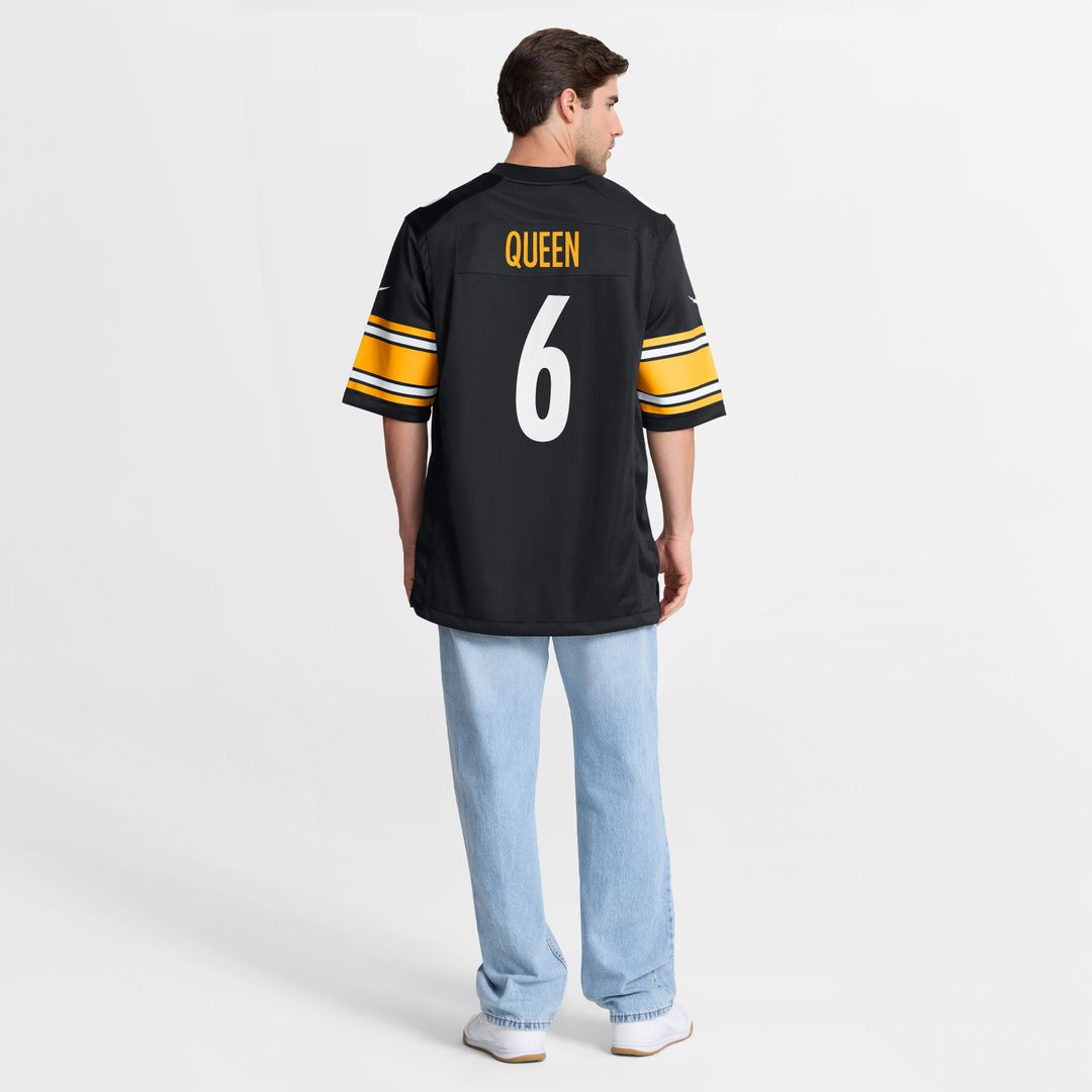 Patrick Queen Pittsburgh Steelers Nike Game Jersey - Black
