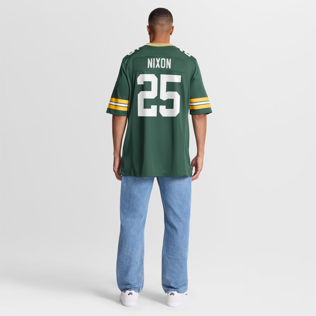 Keisean Nixon Green Bay Packers Nike Game Player Jersey - Green