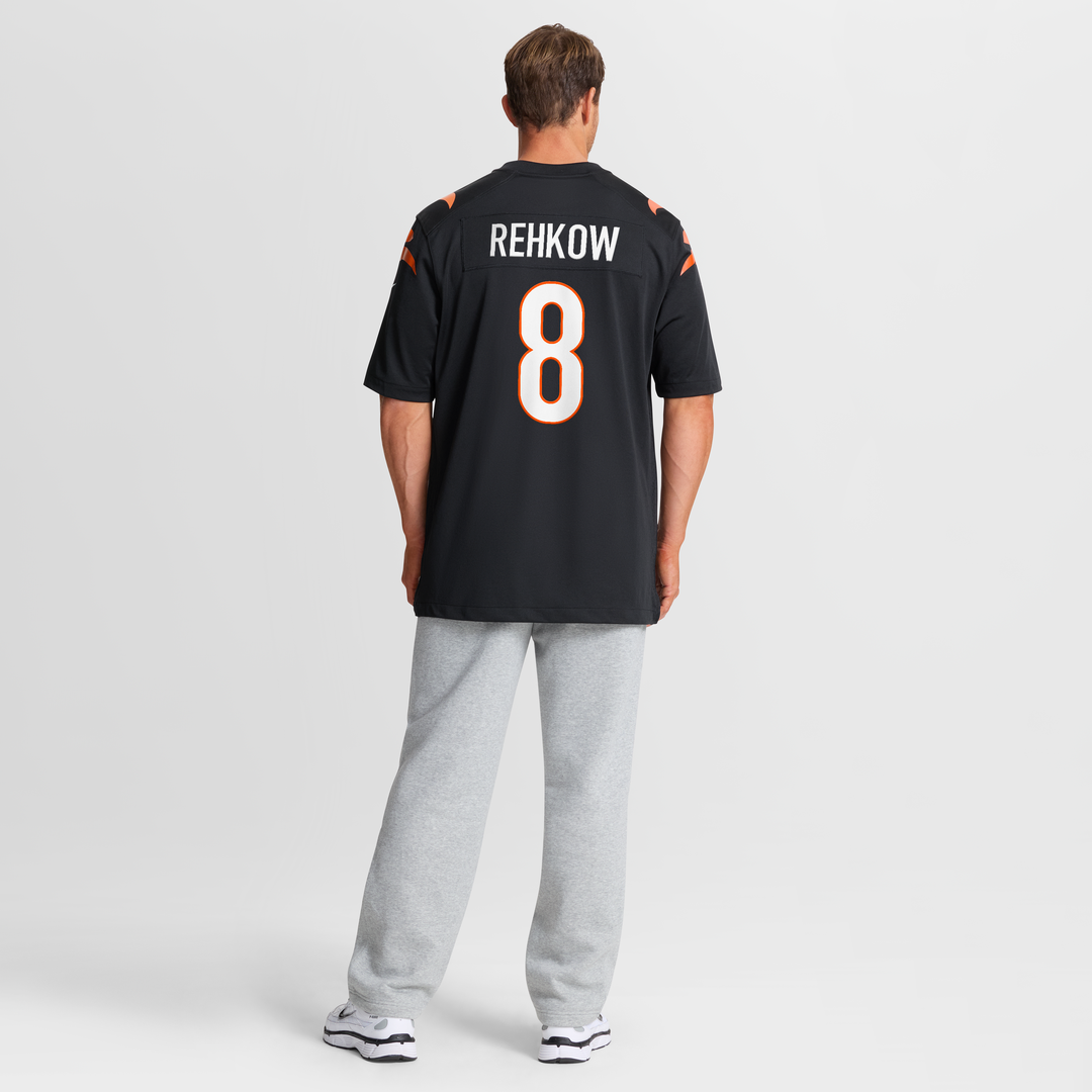 Ryan Rehkow Cincinnati Bengals Nike Game Jersey - Black