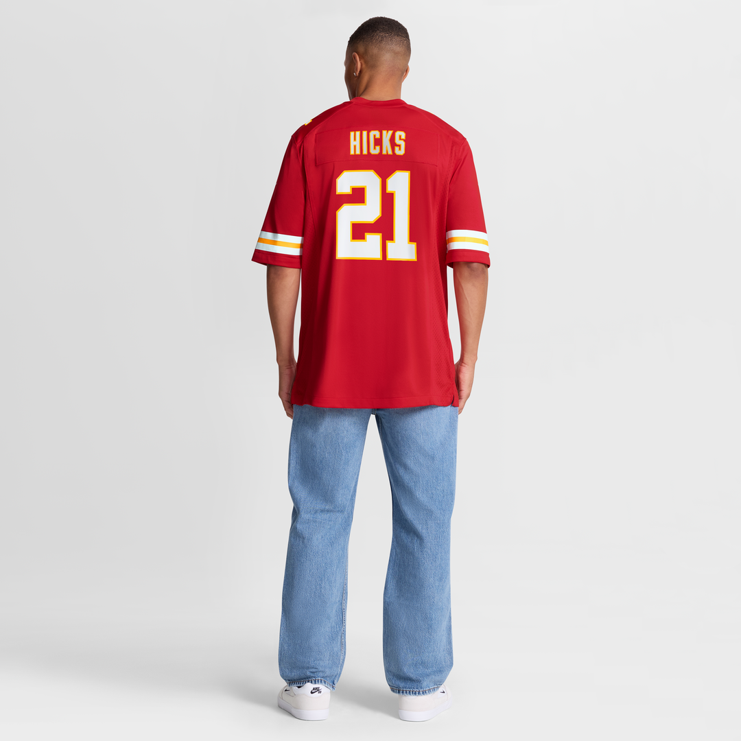 Jaden Hicks Kansas City Chiefs Nike Game Jersey - Red