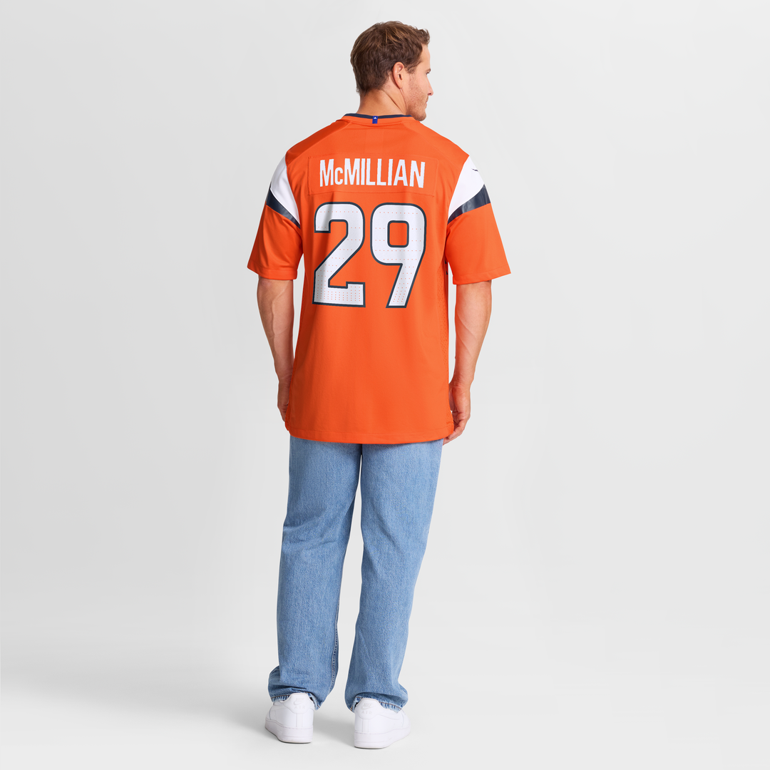 Ja'Quan McMillian Denver Broncos Nike Team Game Jersey - Orange
