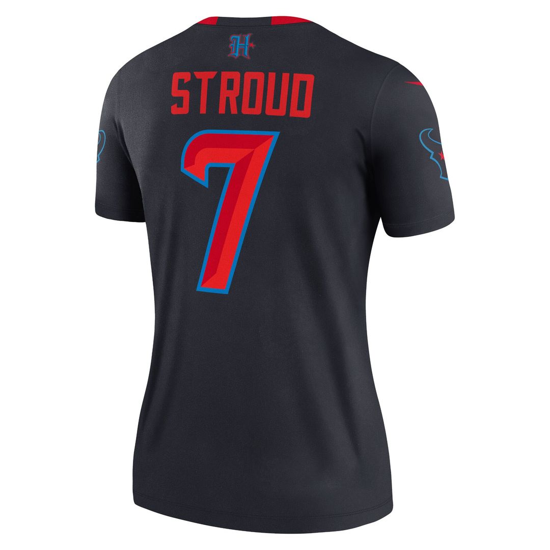 C.J. Stroud Houston Texans Nike Women's Alternate Legend Player Performance Top - Red