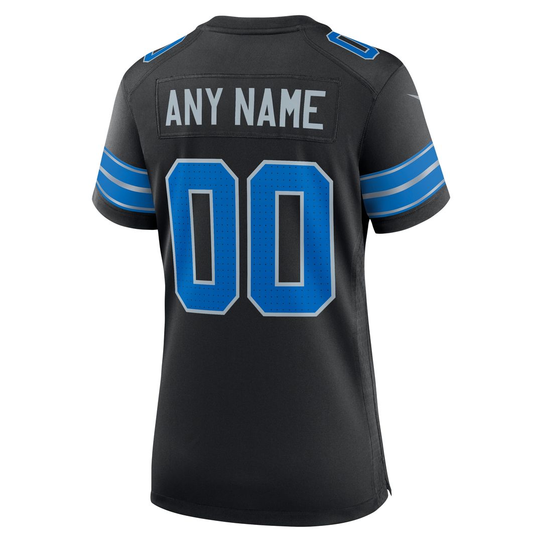 Detroit Lions Nike Women's Alternate Custom Game Jersey - Blue
