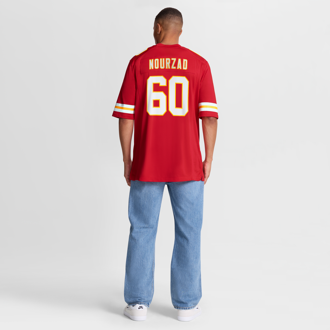 Hunter Nourzad Kansas City Chiefs Nike Game Jersey - Red