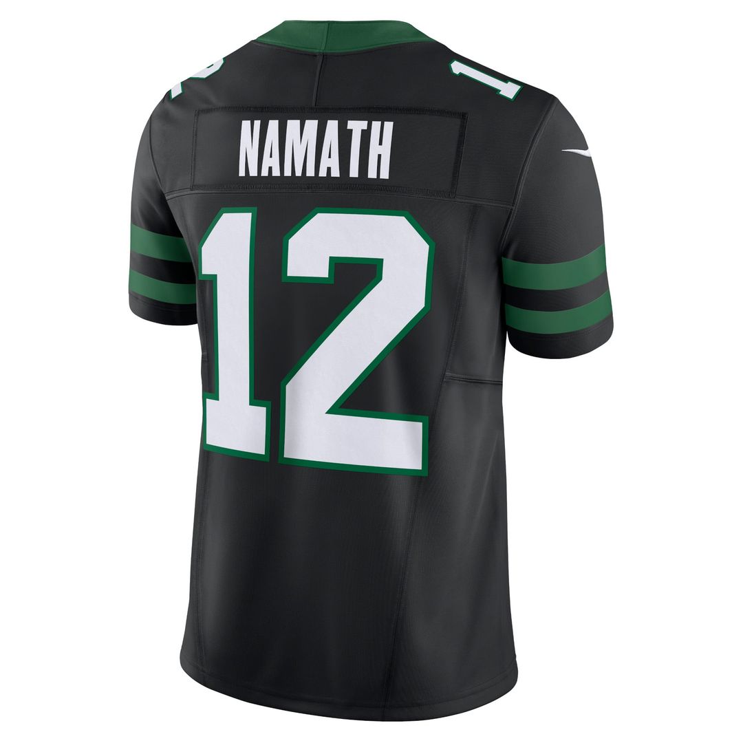 Joe Namath New York Jets Vapor F.U.S.E. Limited Jersey - Legacy Green