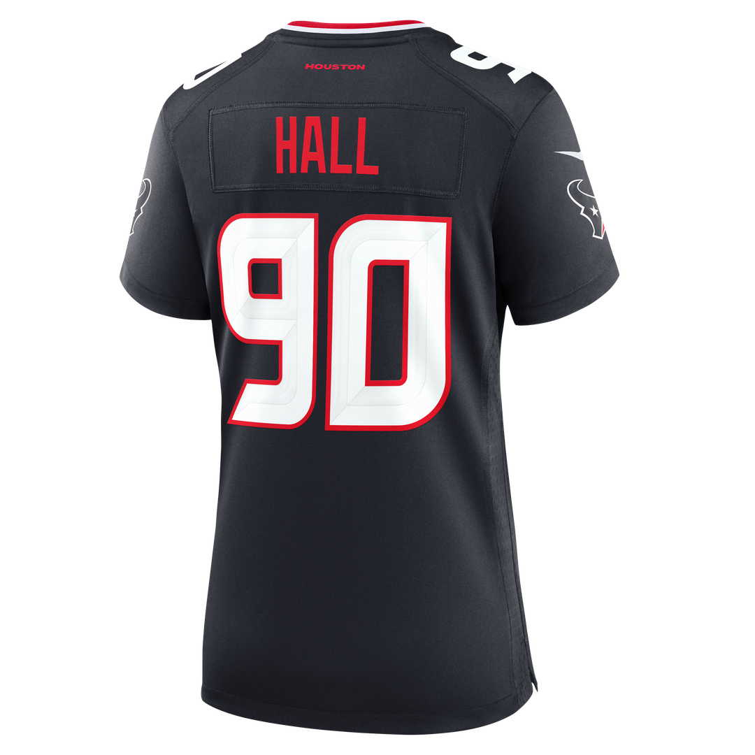 Logan Hall Houston Texans Nike Women's Team Game Jersey - Navy