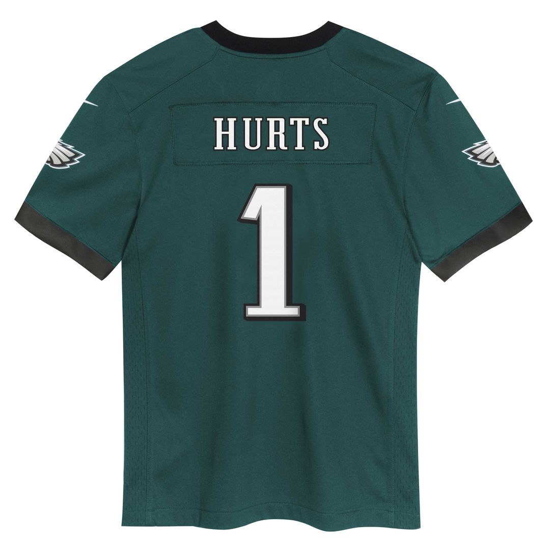 Jalen Hurts Philadelphia Eagles Preschool Team Game Jersey - Midnight Green