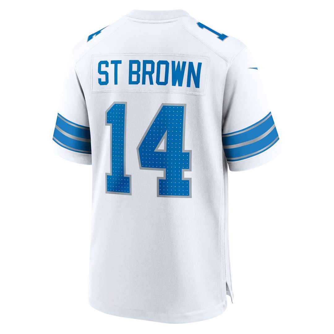 Amon-Ra St. Brown Detroit Lions Game Jersey - Blue