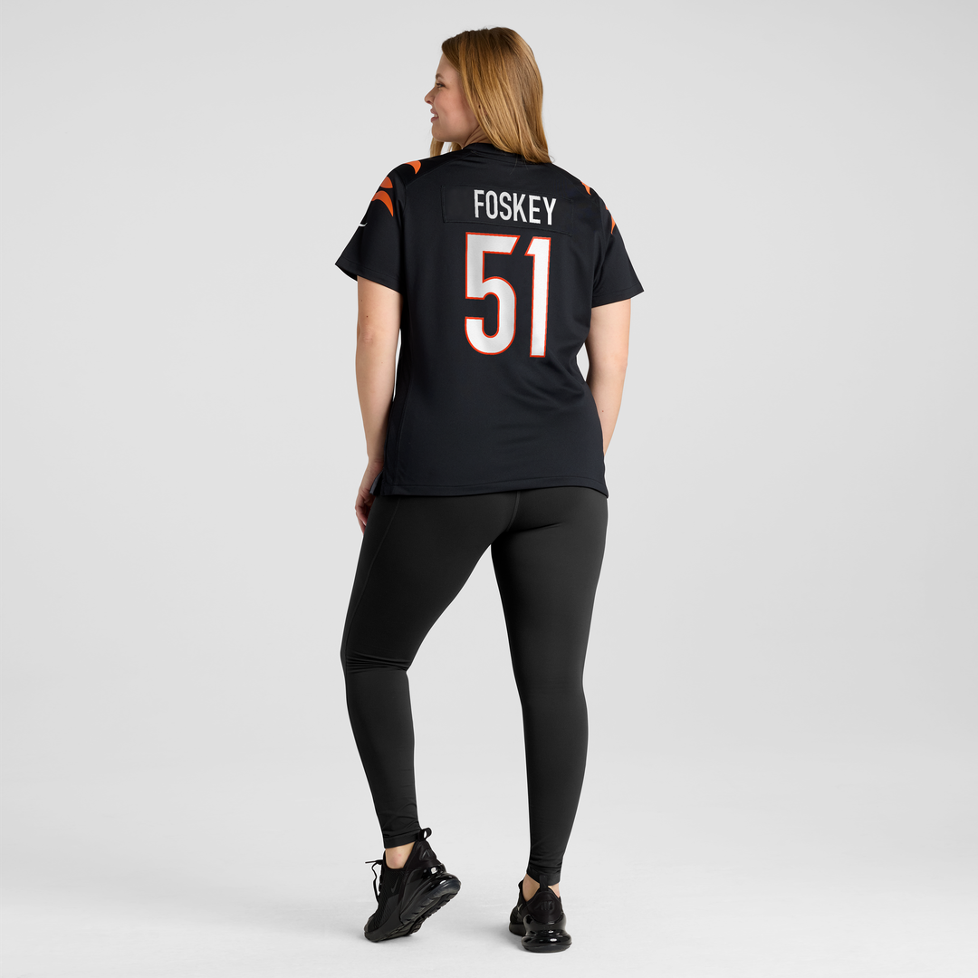 Isaiah Foskey Cincinnati Bengals Nike Women's Team Game Jersey - Black