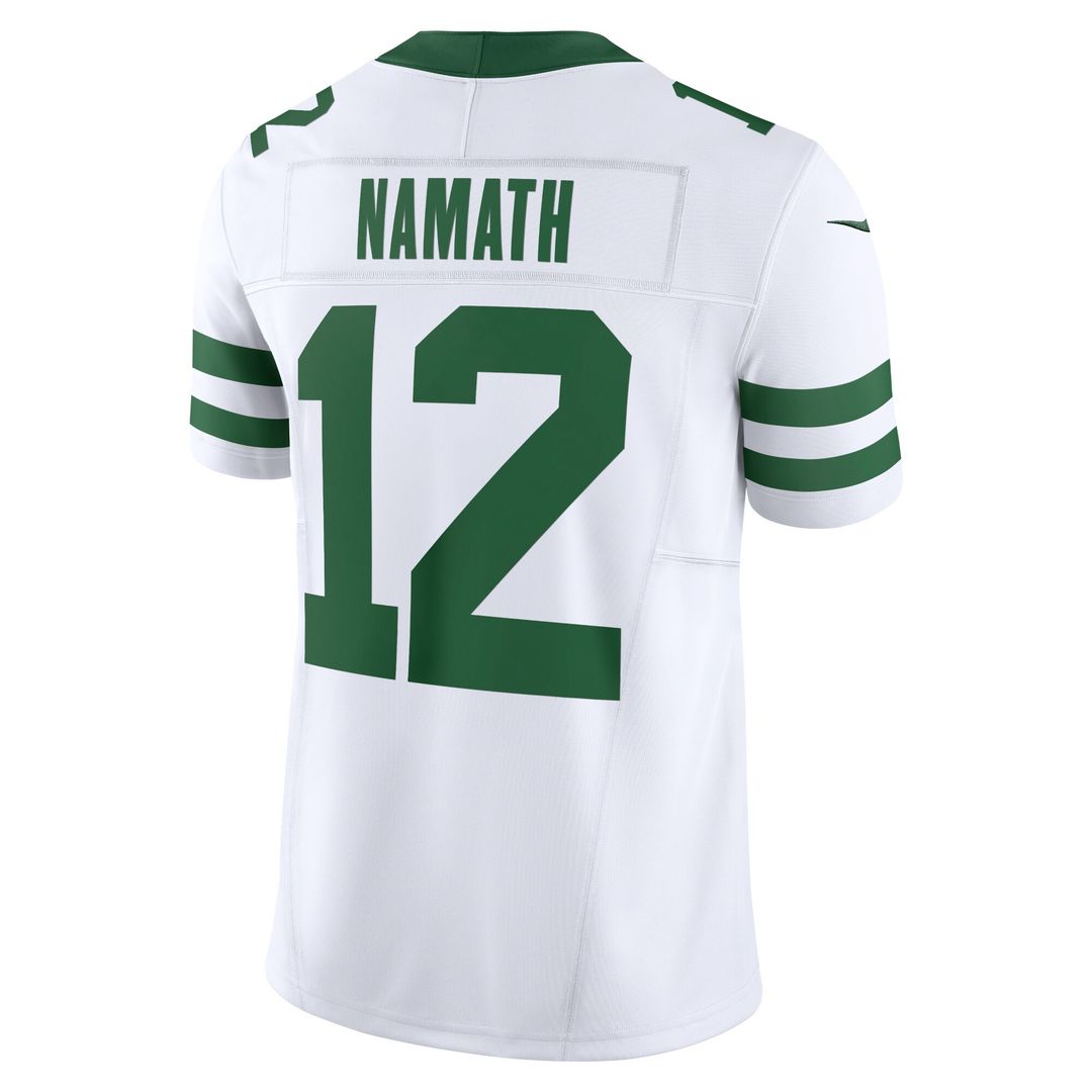 Joe Namath New York Jets Nike Alternate Vapor F.U.S.E. Limited Jersey - Legacy Black