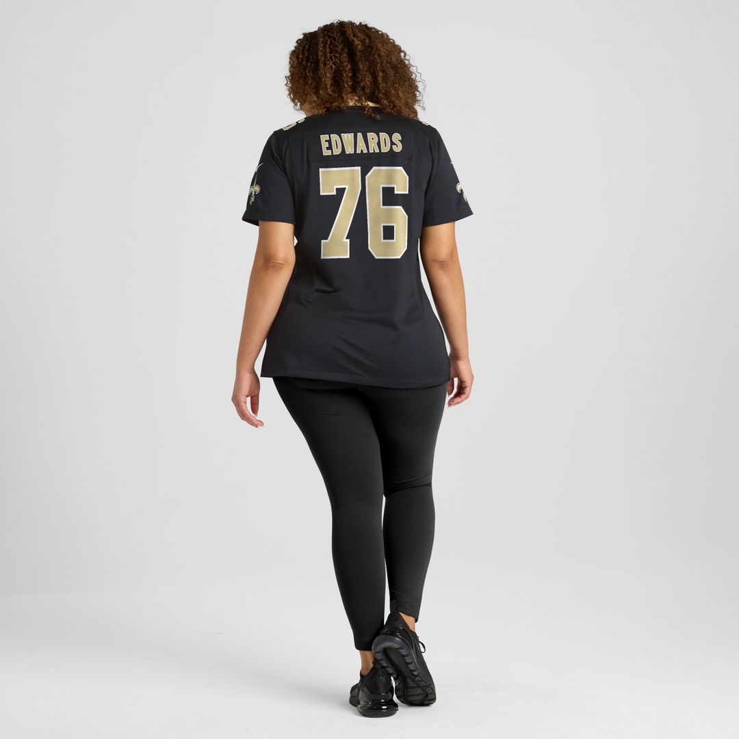 David Edwards New Orleans Saints Nike Women's Team Game Jersey - Black