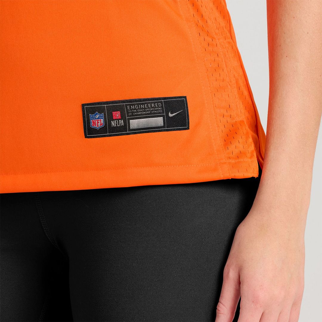 Tyler Badie Denver Broncos Nike Women's Team Game Jersey - Orange