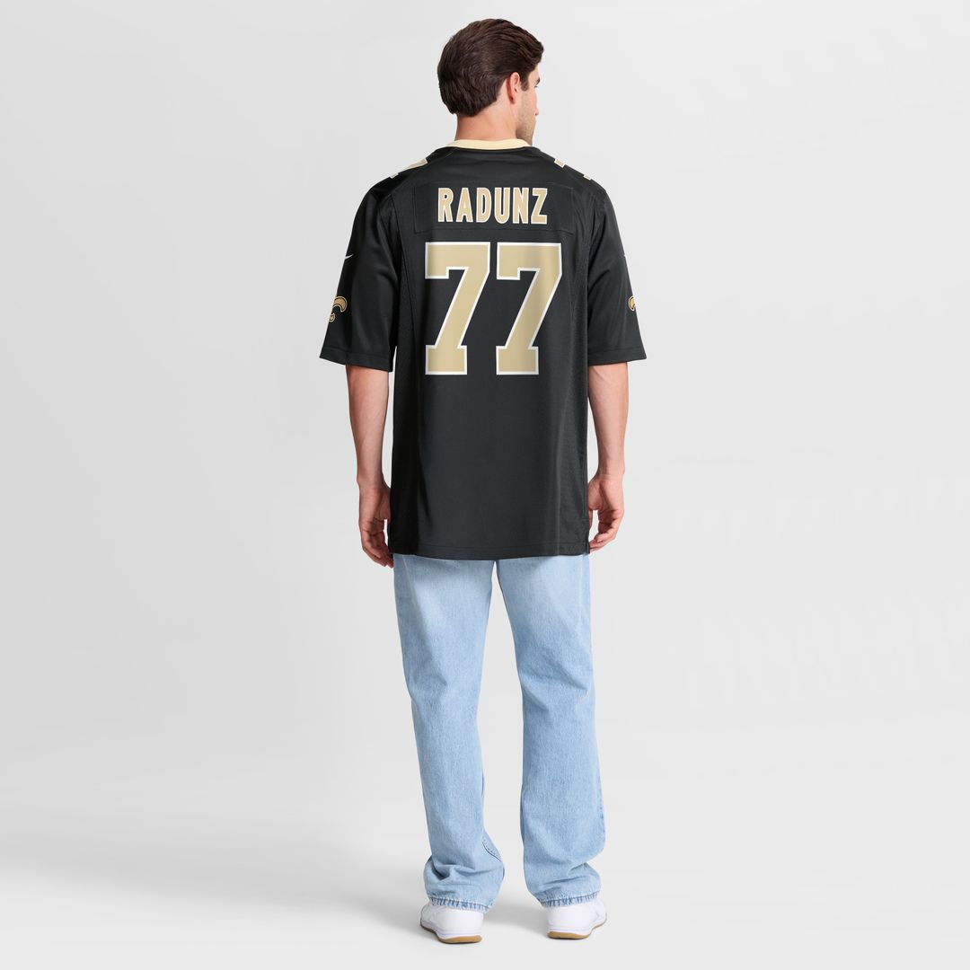 Dillon Radunz New Orleans Saints Nike Team Game Jersey - Black