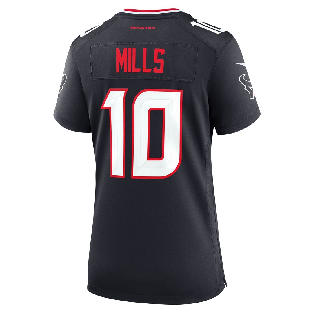 Davis Mills Houston Texans Nike Women's Team Game Jersey - Navy