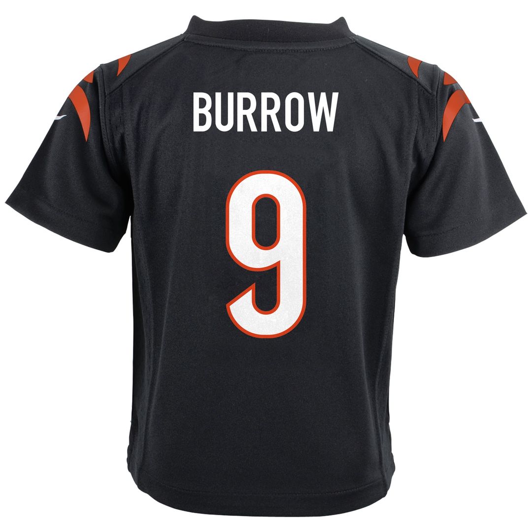 Joe Burrow Cincinnati Bengals Infant Team Player Game Jersey - Black