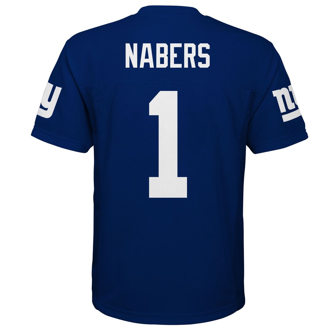 Malik Nabers New York Giants Outerstuff Preschool Replica Player Jersey - Royal