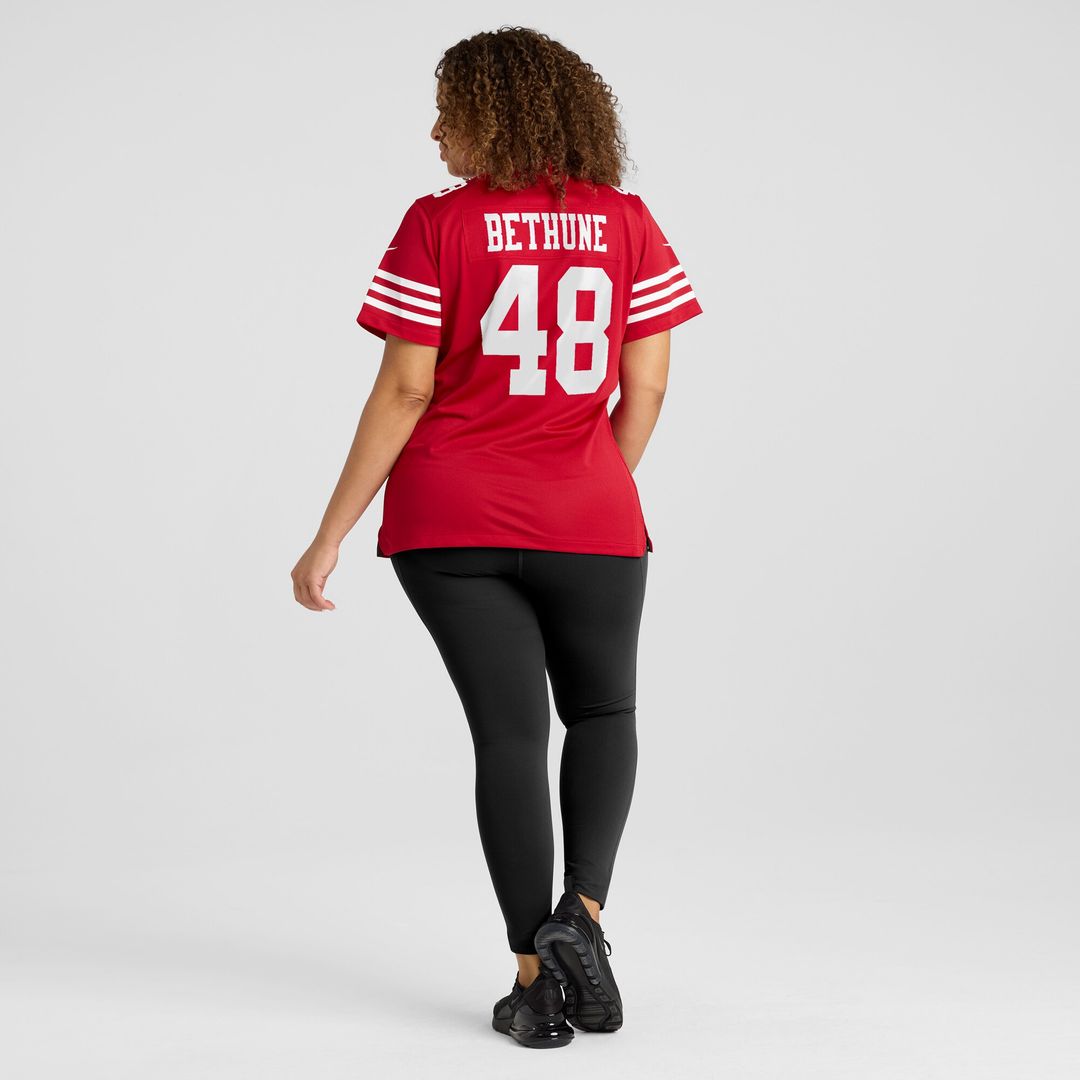 Tatum Bethune San Francisco 49ers Nike Women's Team Game Jersey - Scarlet