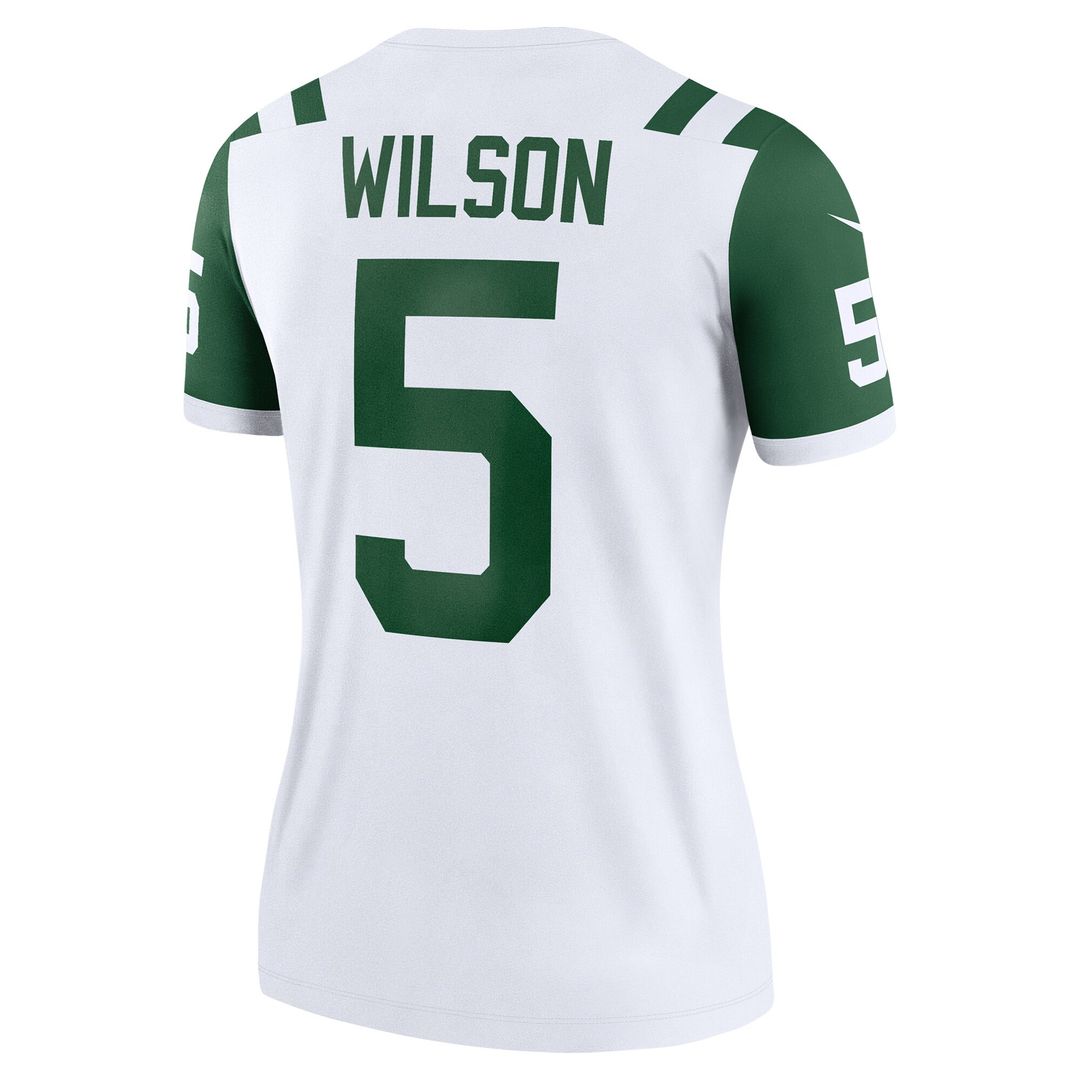 Garrett Wilson New York Jets Nike Women's Legend Player Performance Top - Legacy Green