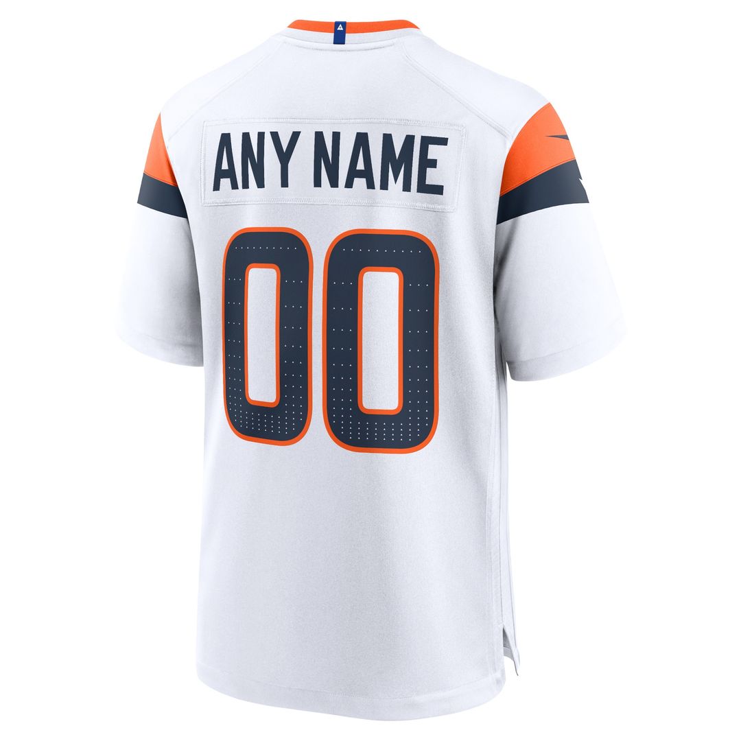 Denver Broncos Nike Team Custom Game Jersey - Orange