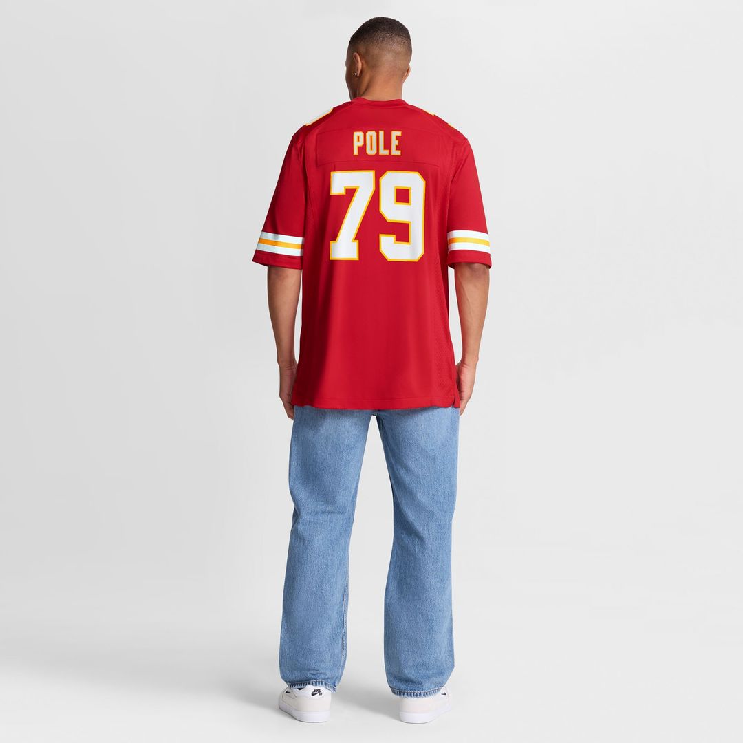 Esa Pole Kansas City Chiefs Nike Team Game Jersey - Red