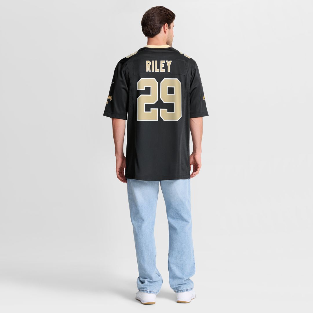 Quincy Riley New Orleans Saints Nike Team Game Jersey - Black