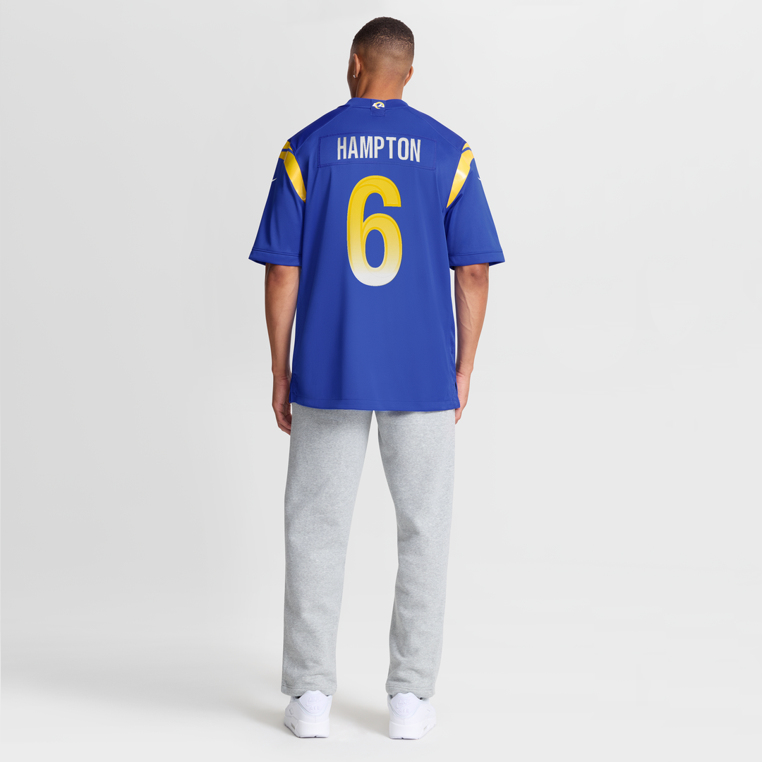 Nick Hampton Los Angeles Rams Nike Team Game Jersey - Royal