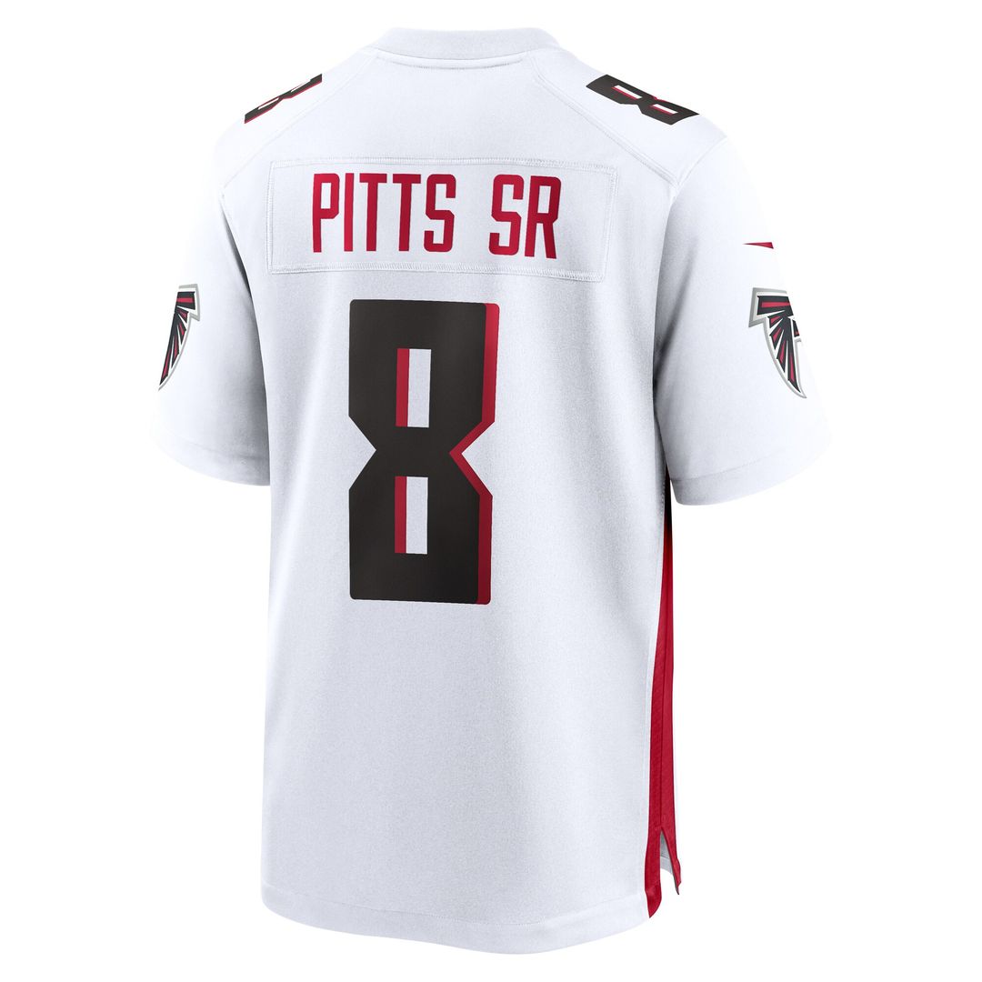 Kyle Pitts Sr. Atlanta Falcons Nike White Game Jersey - White