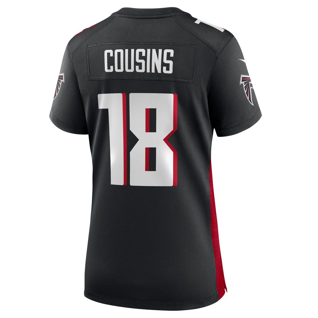 Kirk Cousins Atlanta Falcons Women's Game Player Jersey - Black
