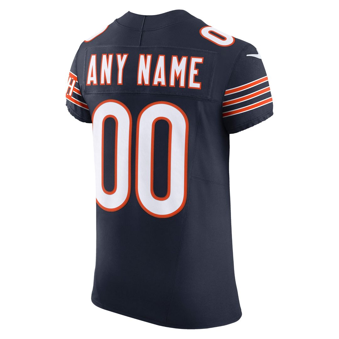 Chicago Bears Nike Vapor F.U.S.E. Elite Custom Jersey - Navy