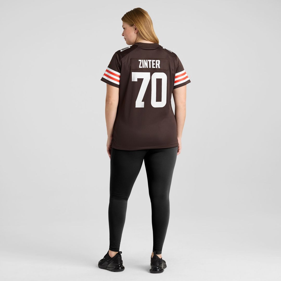 Zak Zinter Cleveland Browns Nike Women's Game Jersey - Brown