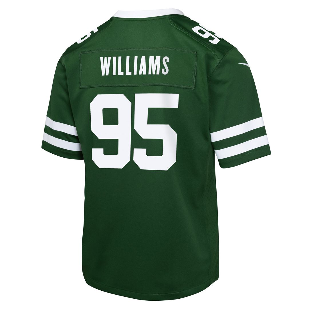 Quinnen Williams New York Jets Nike Youth Game Jersey - Black