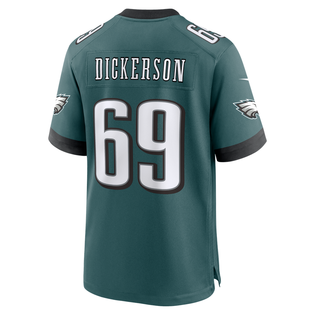 Landon Dickerson Philadelphia Eagles Nike Team Game Jersey - Midnight Green