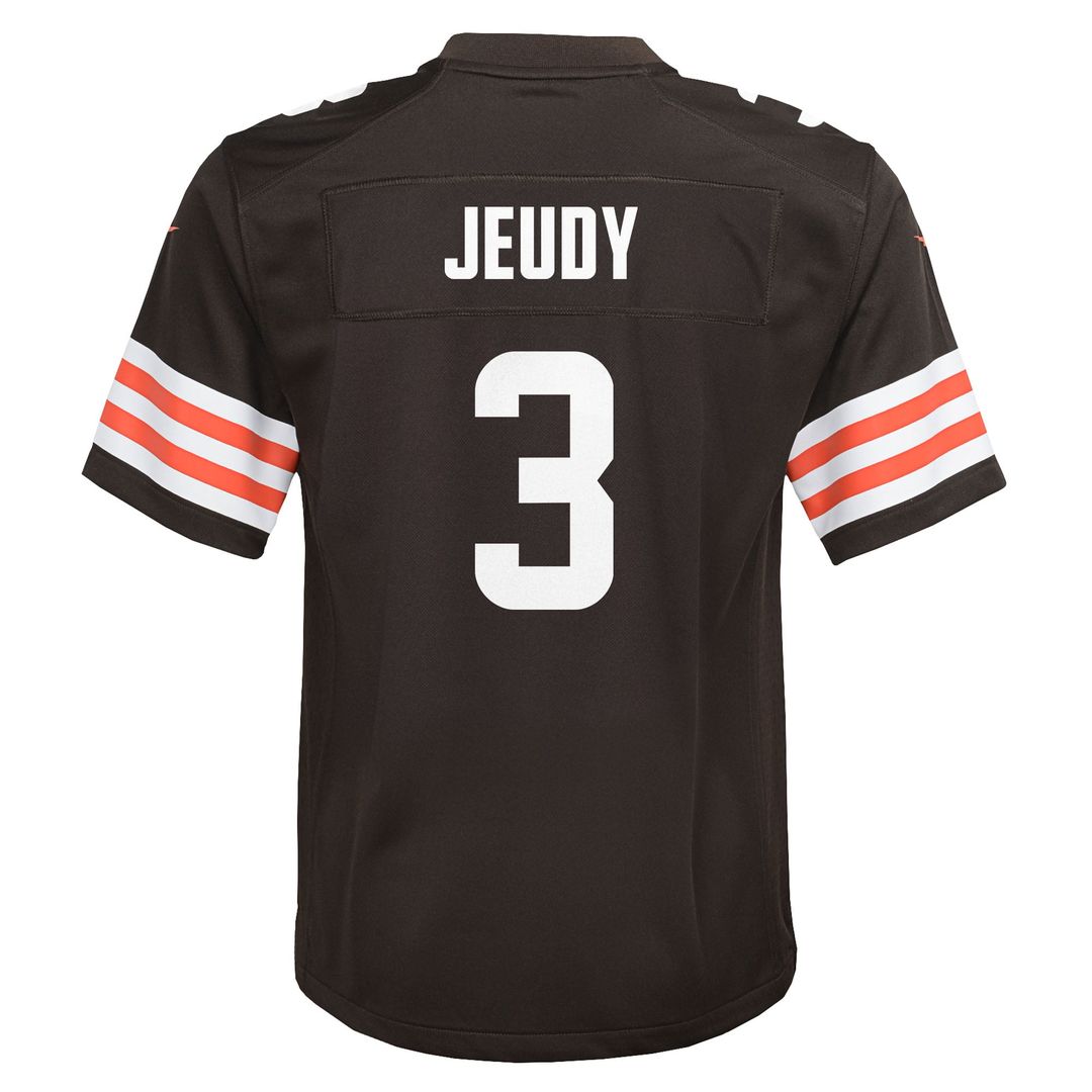 Jerry Jeudy Cleveland Browns Youth Team Game Jersey - Brown