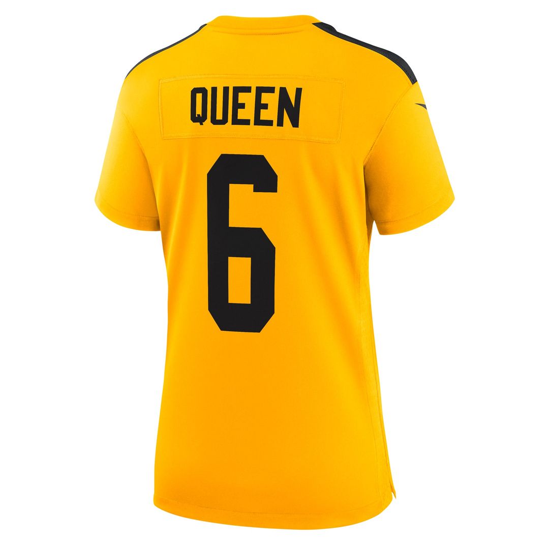 Patrick Queen Pittsburgh Steelers Women's Alternate 1933 Throwback Game Jersey - Gold