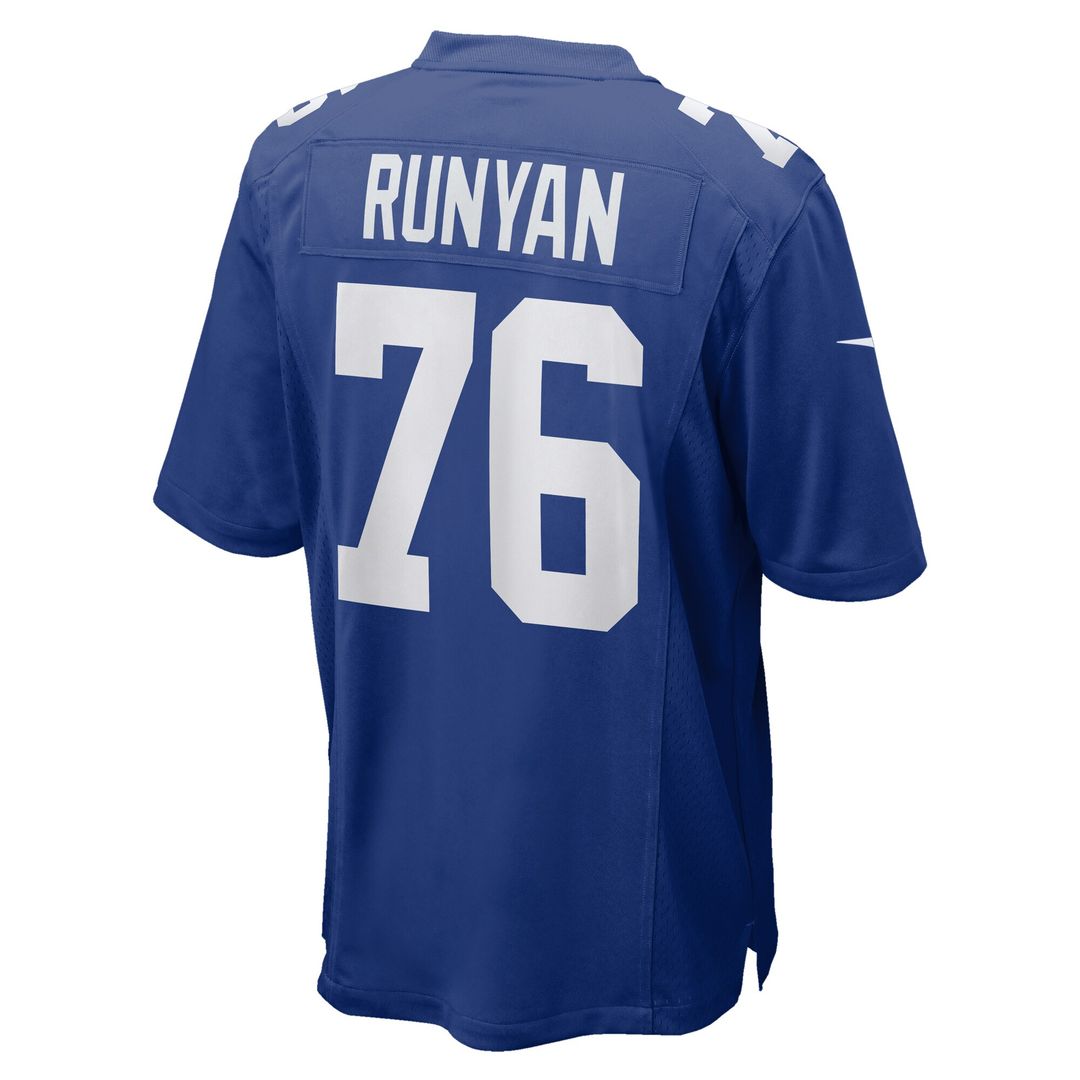 Jon Runyan New York Giants Nike Team Game Jersey - Royal