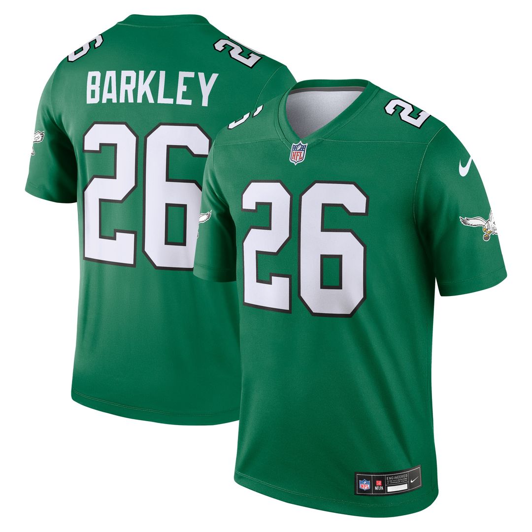 Saquon Barkley Philadelphia Eagles Nike  Legend Player Performance Top - Midnight Green