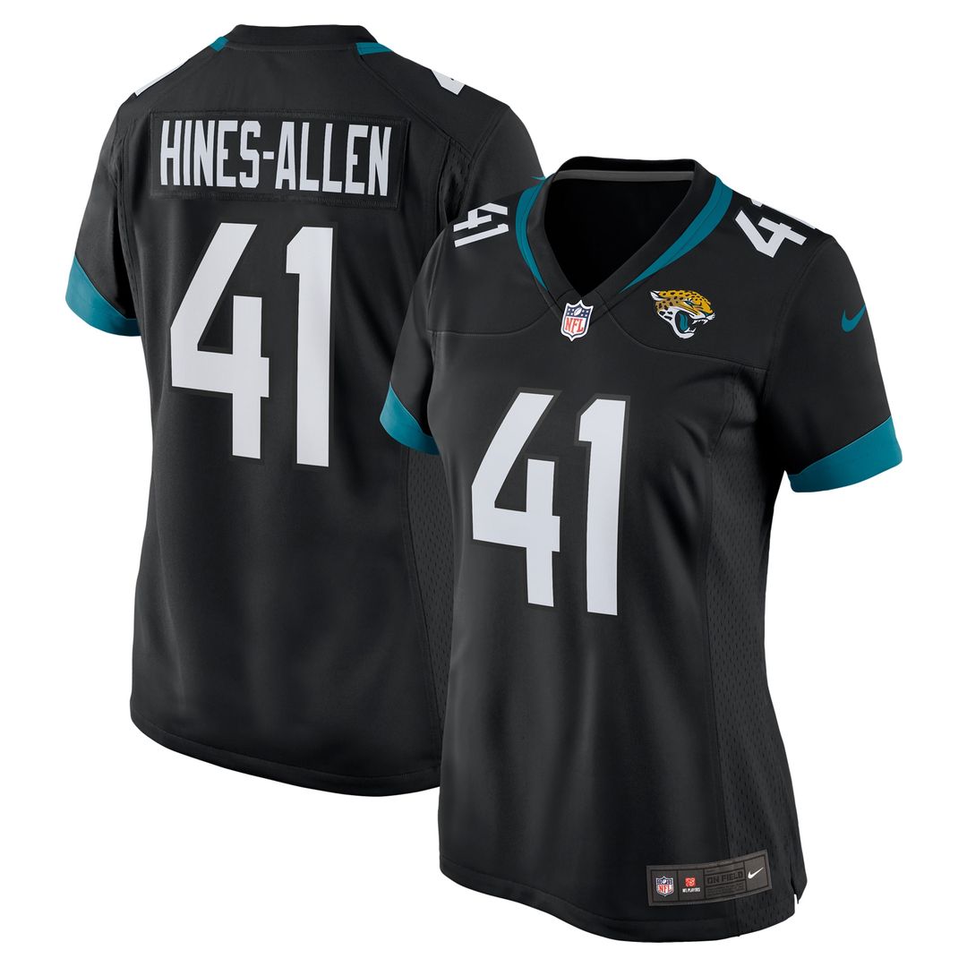 Josh Hines-Allen Jacksonville Jaguars Nike Women's Player Game Jersey - Teal