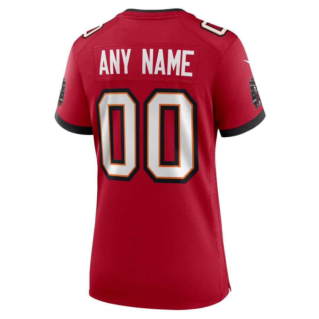 Tampa Bay Buccaneers Nike Women's Alternate Custom Game Jersey - Pewter