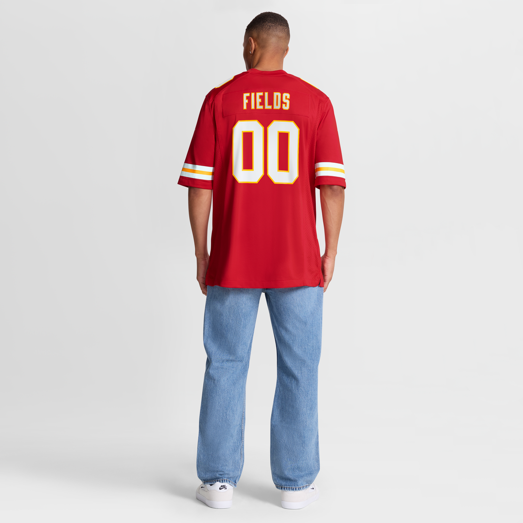 Justin Fields Kansas City Chiefs Nike Game Jersey - Red