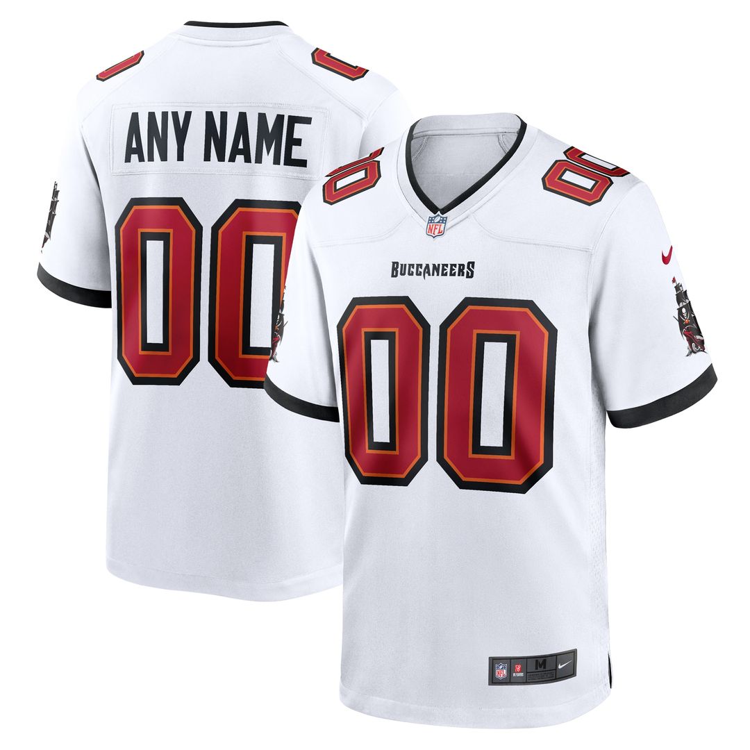 Men's Nike White Tampa Bay Buccaneers  White Custom Game Jersey