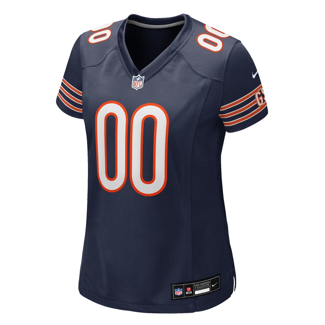 Chicago Bears Nike Women's Custom Game Jersey - Navy