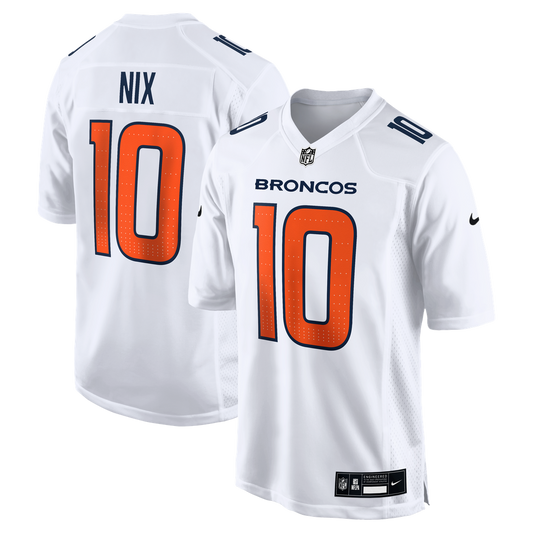 Bo Nix Denver Broncos Nike Tundra Fashion Game Jersey - White