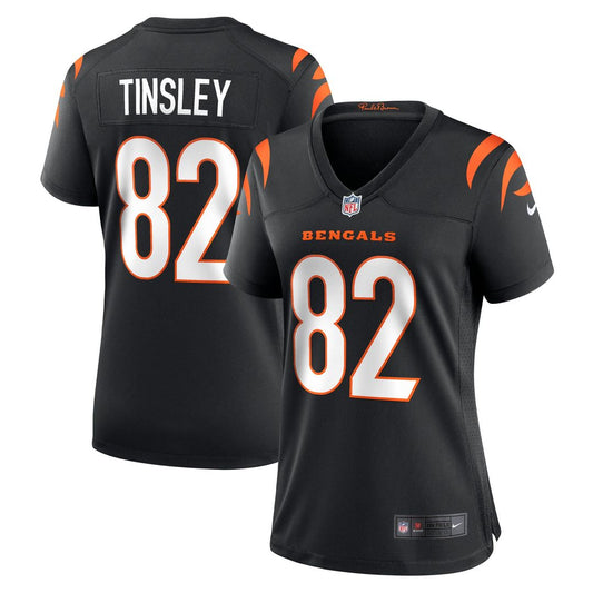 Mitchell Tinsley Cincinnati Bengals Women's Team Game Jersey - Black
