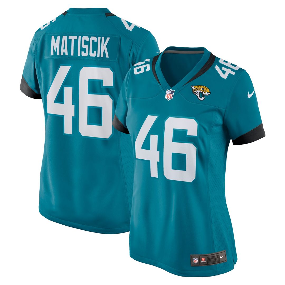 Ross Matiscik Jacksonville Jaguars Nike Women's Game Jersey - Black
